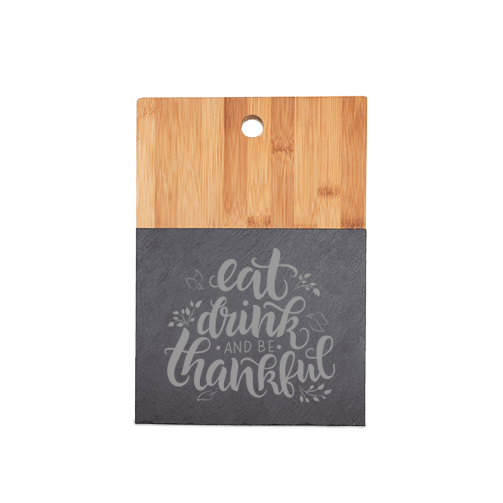 customized wood and slate board
