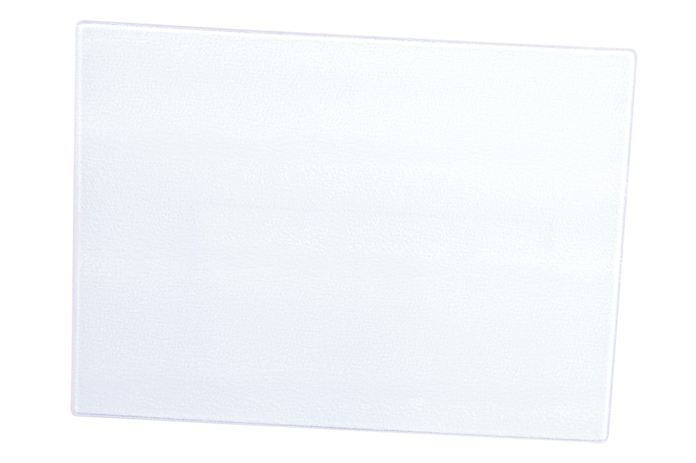 Glass Cutting Board With White Bottom