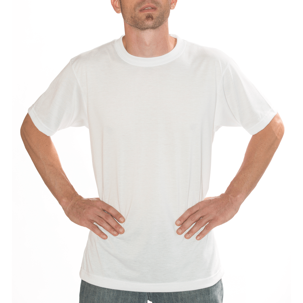 white basic tee