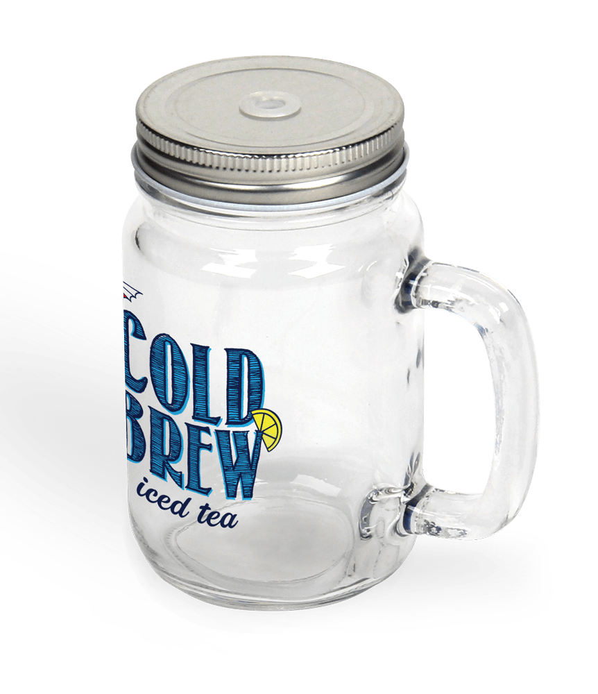 Frosted Glass With Lid Heat Press Transfer Sublimation Mason Jar Mug Clear 