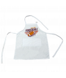 White Adult Canvas Apron with Waist Pocket
