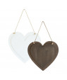 Hanging Heart Sign with 6.8" x 7" Printable Area
