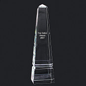 Optic Crystal Pinnacle Award