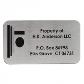2" x 3-1/2" Stainless Steel Plate