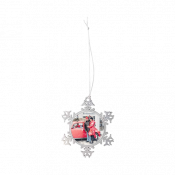 Pewter Snowflake Ornament - 3"