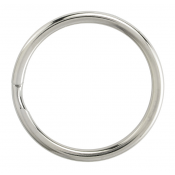 Nickel Plated Split Key Ring 1"