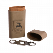 Saddle Collection Cigar Holder with Cutter
