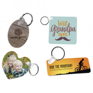 LOT Blank Sublimation Metal Rounded Keyring Chrome personalized Heat Press