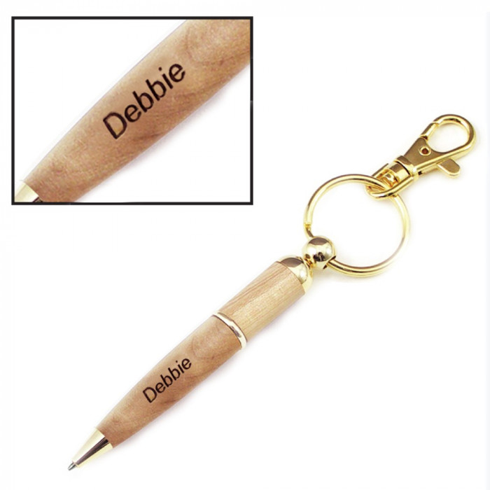 Wood Pen Keychain