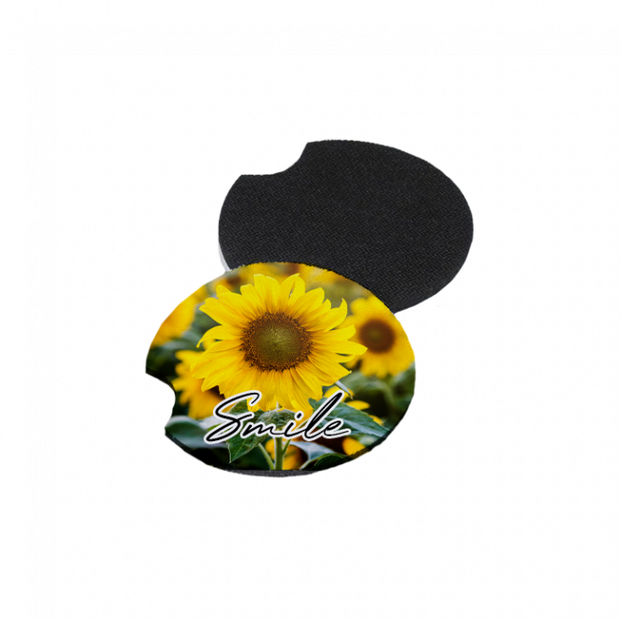 Download White Fabric Car Coaster