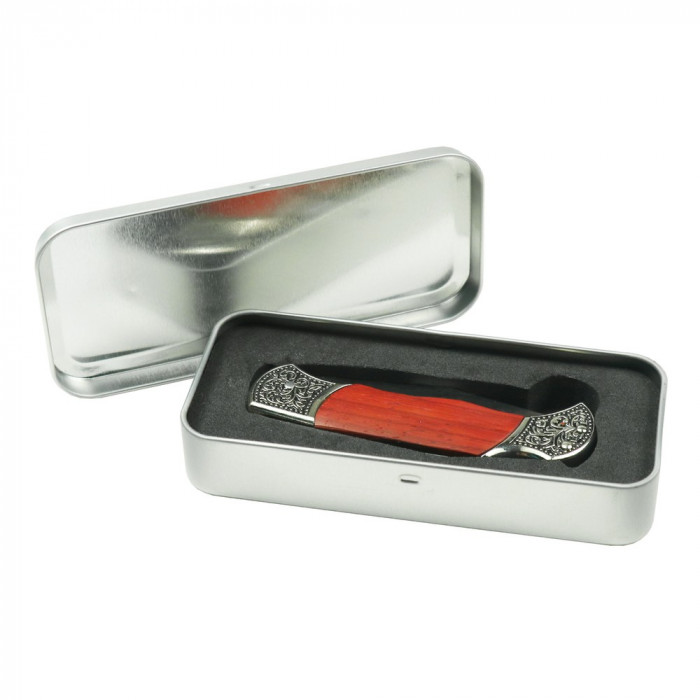 Brushed Tin Knife Box