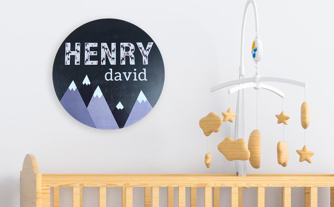 Henry David Sign in Nursery