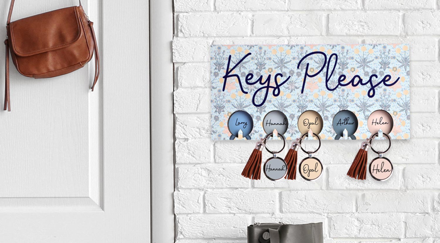 Sublimation Hardboard Key Holder Lifestyle
