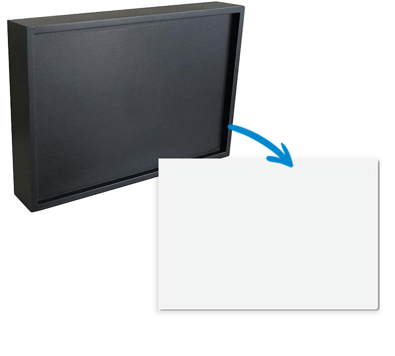 SHPB710-Photo-Block-with-Recess-Small-Rectangle-Black Step 1 How To