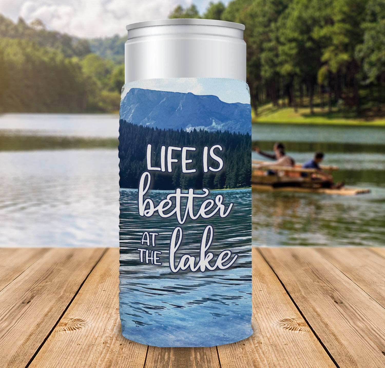 Can insulator customized with Life is better at the lake