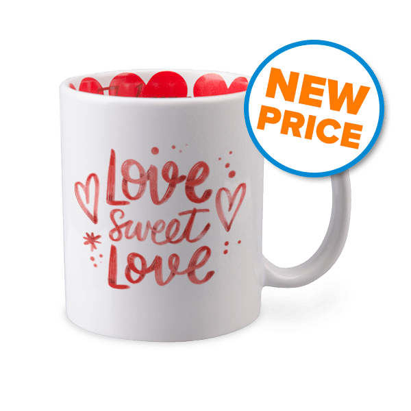 Mug with Heart Design Inside 