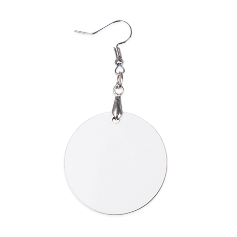 Hardboard Sublimation Earrings - Round